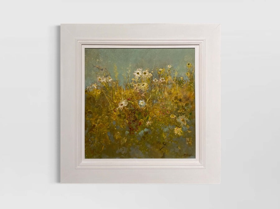A Meadow in August by John McClenaghen | Contemporary Painting for sale at The Biscuit Factory