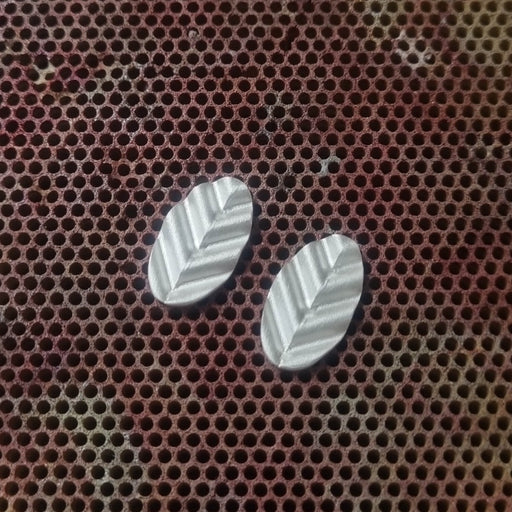 Alder Earrings by Tina Macleod | Contemporary Jewelley for sale at The Biscuit Factory 