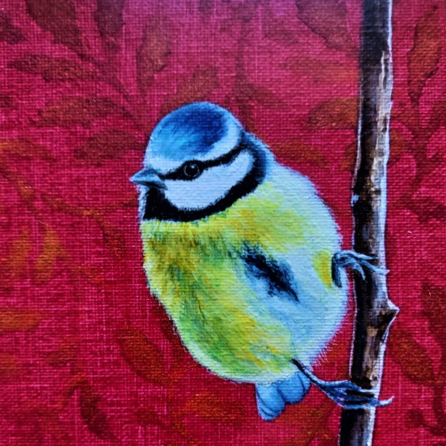 Avian Acrobatics by Stanley Bird | Contemporary Painting for sale at The Biscuit Factory Newcastle 