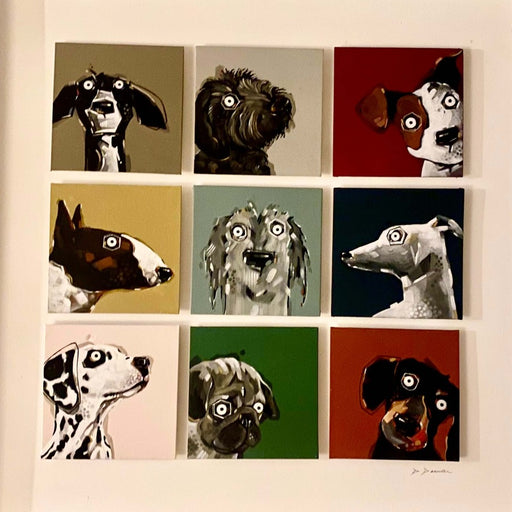 Barking Mad by Darren Dearden | Contemporary painting for sale at The Biscuit Factory Newcastle 