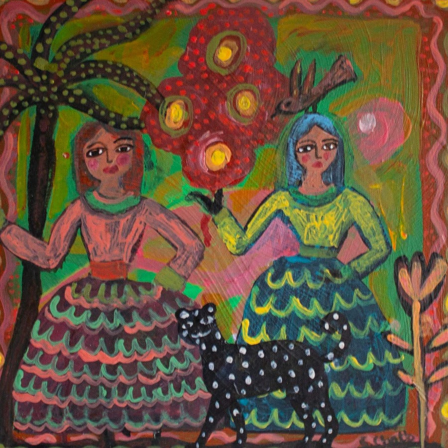Celebrations by Sudeshna Chattopadhy | Contemporary Paintings for sale at The Biscuit Factory Newcastle 