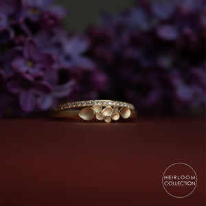 You added <b><u>Dahlia Classic Gold & Diamond Band</u></b> to your cart.