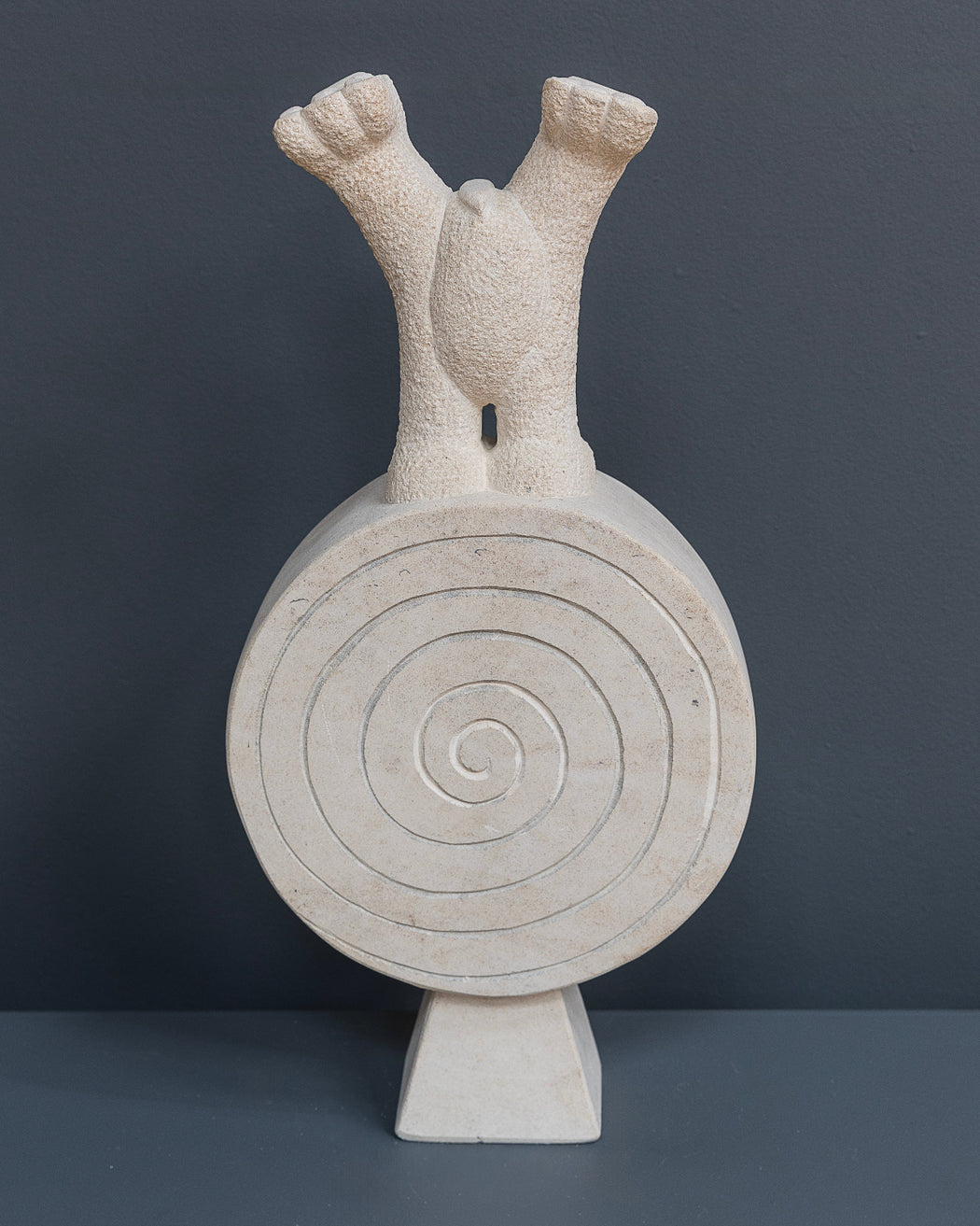 Dog on a Swirly Tree