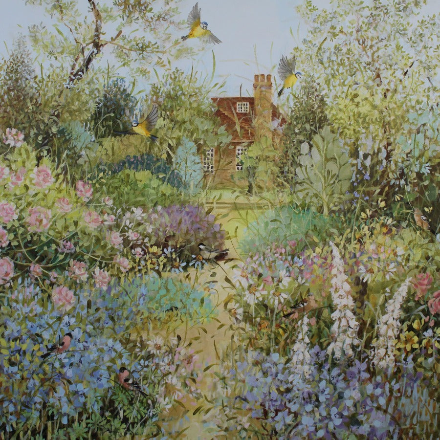 Garden House by Fletcher Prentice | Contemporary Painting for sale at The Biscuit Factory Newcastle 
