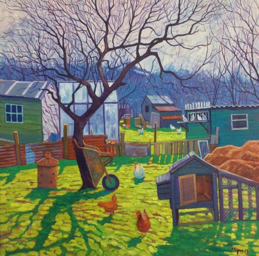 Homestead by Chris Cyprus | Contemporary Painting for sale at The Biscuit Factory Newcastle 