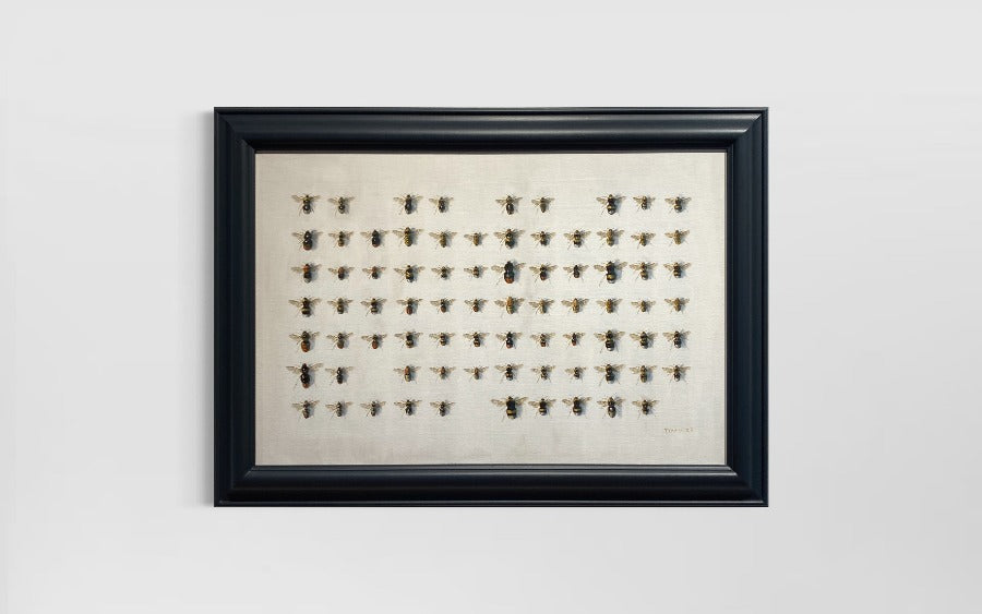 British Bumblebees by Andrew Tyzack | Contemporary Paintings for sale at The Biscuit Factory Newcastle