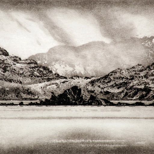 Waterpipe Beach by Ian Brooks | Contemporary Etchings for sale at The Biscuit Factory Newcastle 