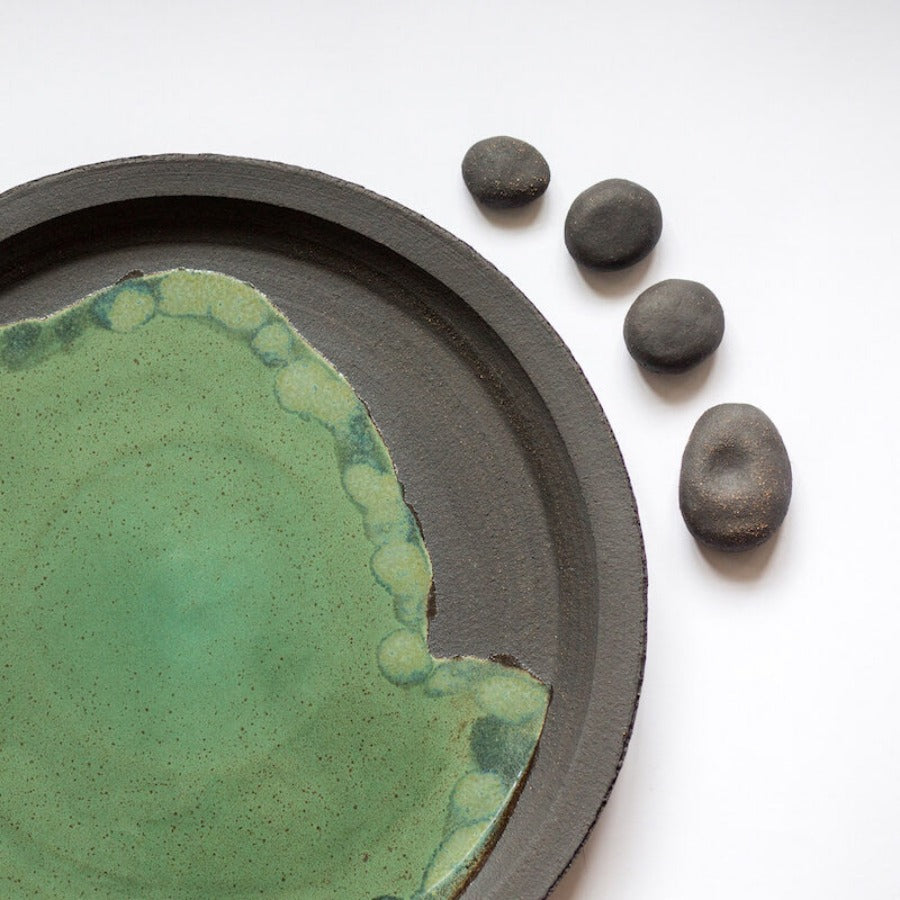 Rockpool Collection: Shoreline Pebble Dish by Kirsty Adams | Contemporary Ceramics for sale at The Biscuit Factory Newcastle 