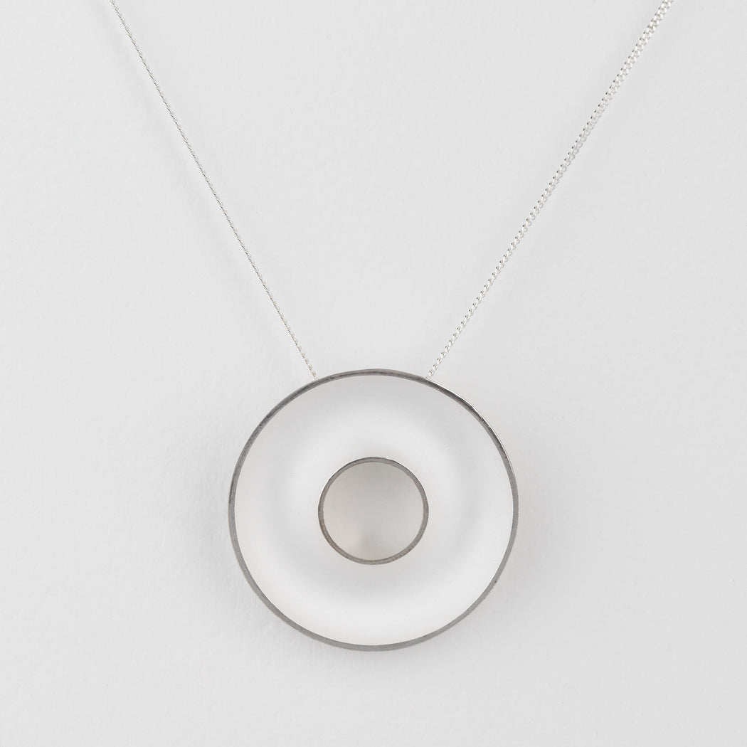 Large Orbis Necklace - White