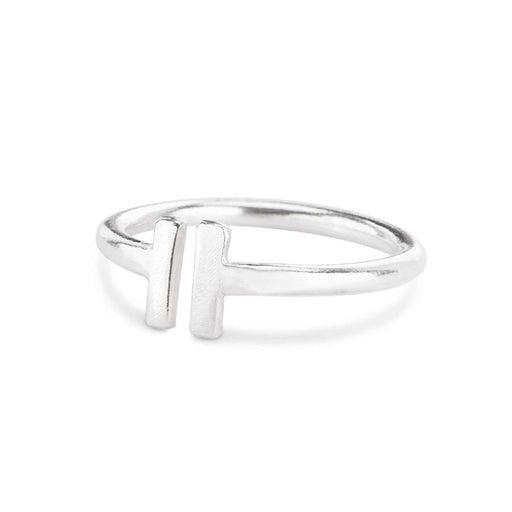 Line Ring Silver by Caitlin Hegney | Contemporary Jewellery for sale at The Biscuit Factory Newcastle