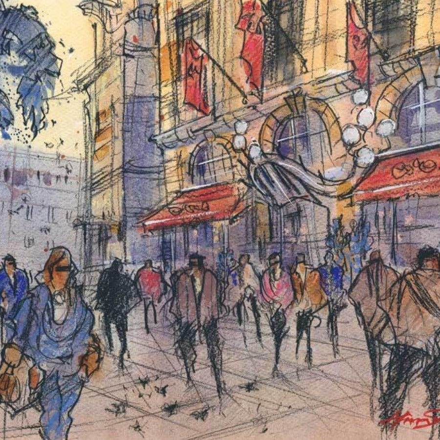 Malmaison by Alan Smith Page | Contemporary prints by Alan Smith Page for sale at The Biscuit Factory Newcastle 