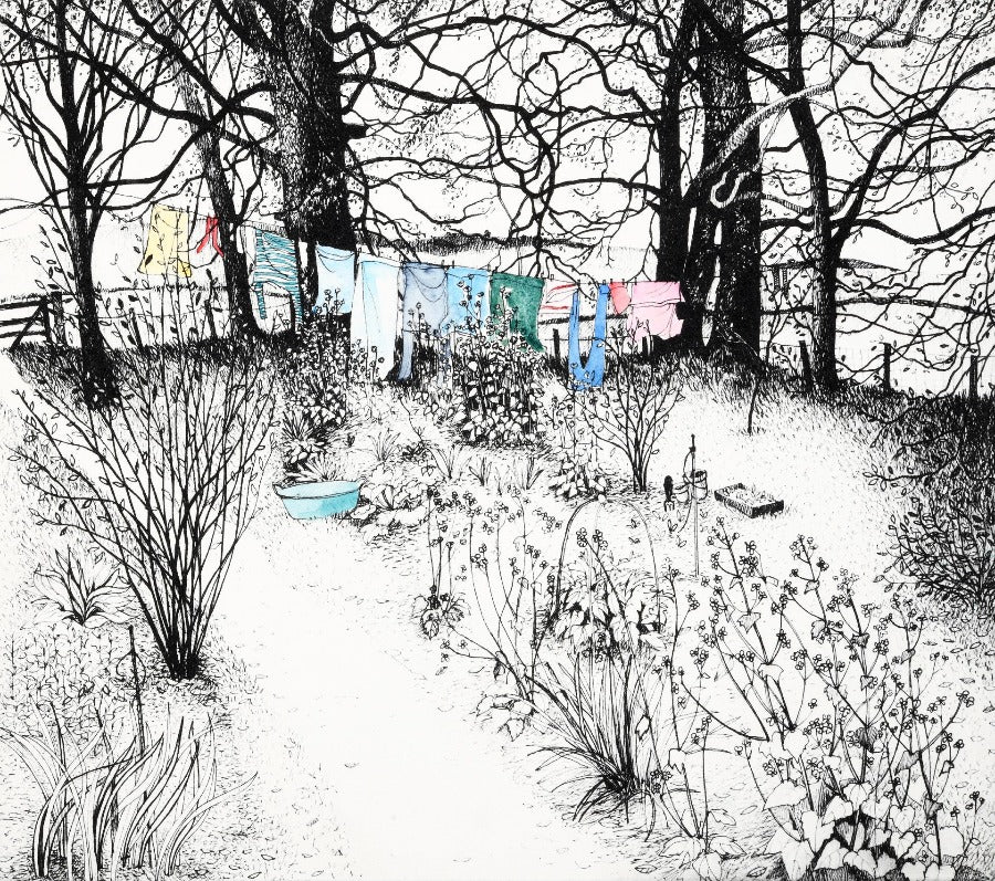 May Garden by Pamela Grace | Contemporary Print for sale at The Biscuit Factory Newcastle