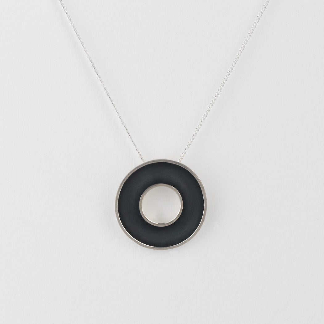 Medium Orbis Necklace - Black