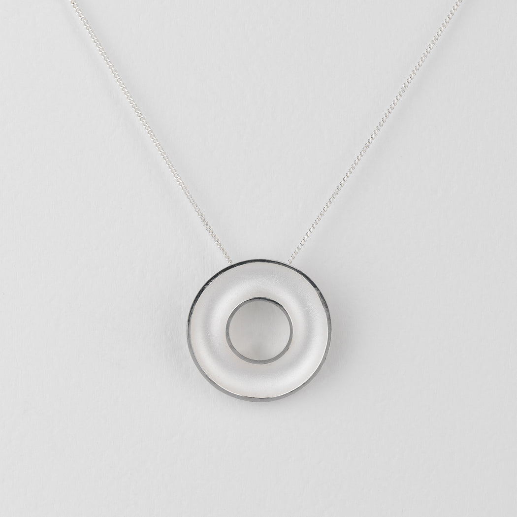 Medium Orbis Necklace - White