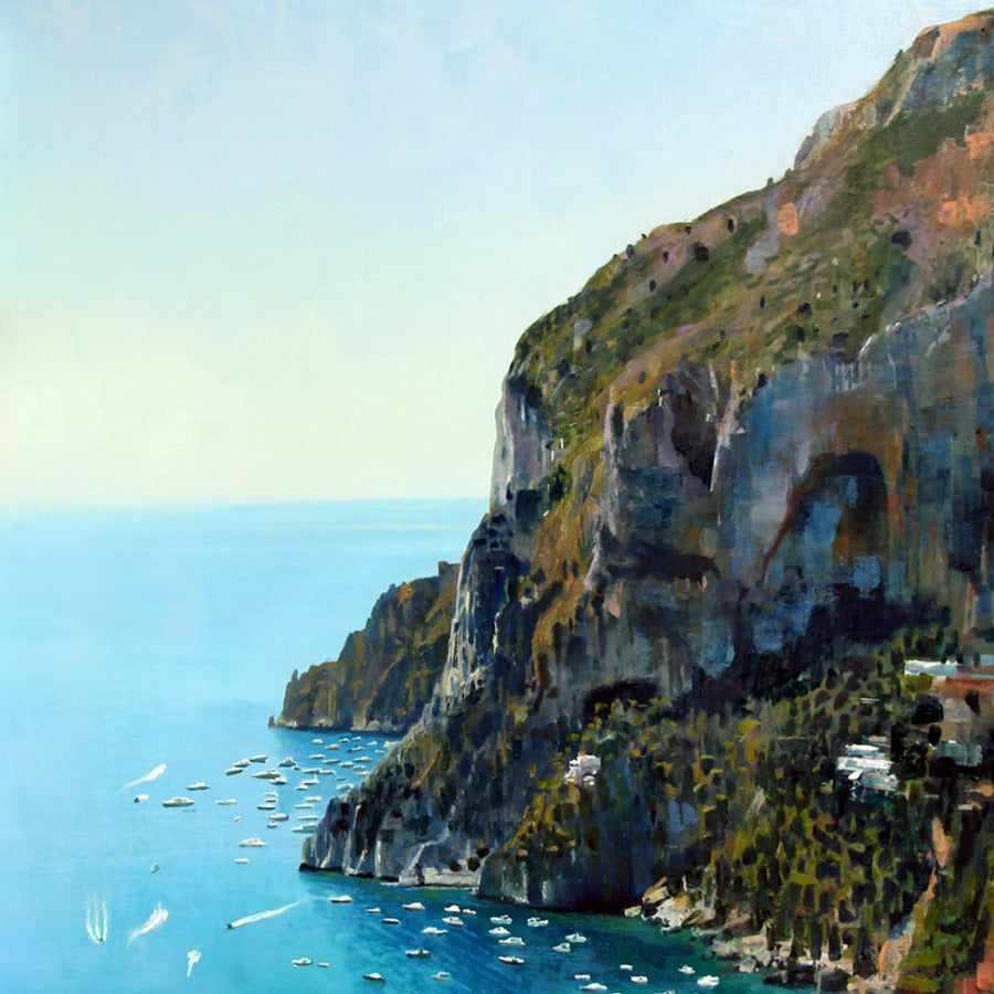Mighty Amalfi by Mark Sofilas | Original painting for sale at The Biscuit Factory Newcastle