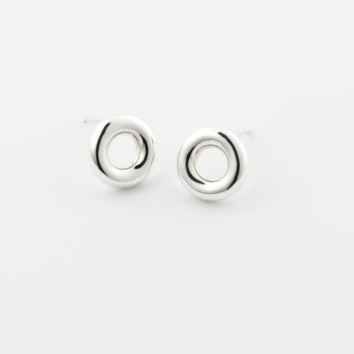 Mini Monad Earrings - Silver