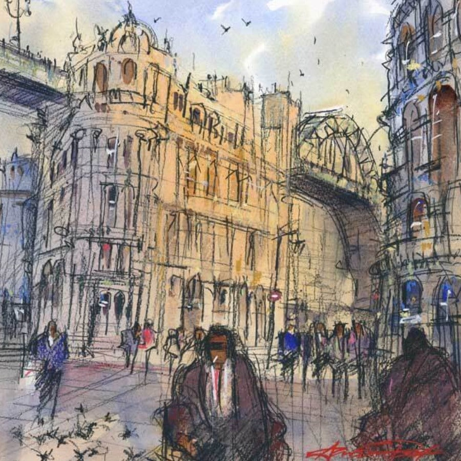 Near Sandy Bank Quayside by Alan Smith Page | Contemporary Paintings for sale at The Biscuit Factory Newcastle 