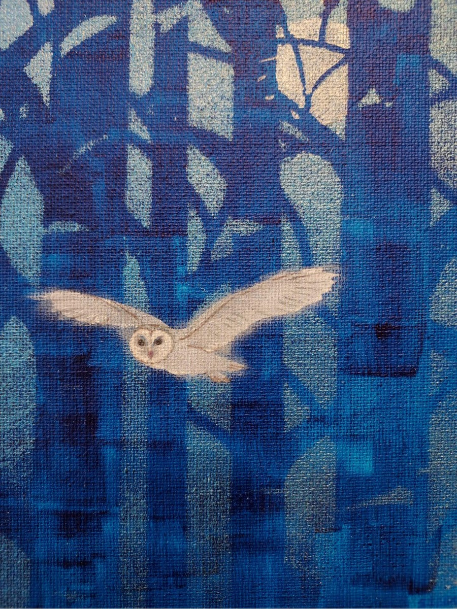Night Flight by Stanley Bird | Contemporary Painting for sale at The Biscuit Factory Newcastle