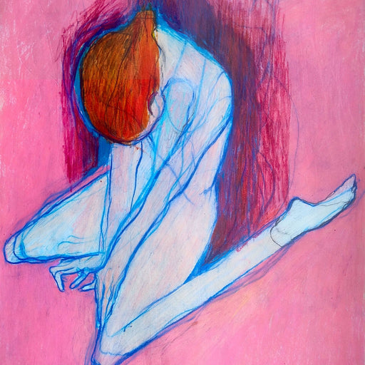 Posing with the head down