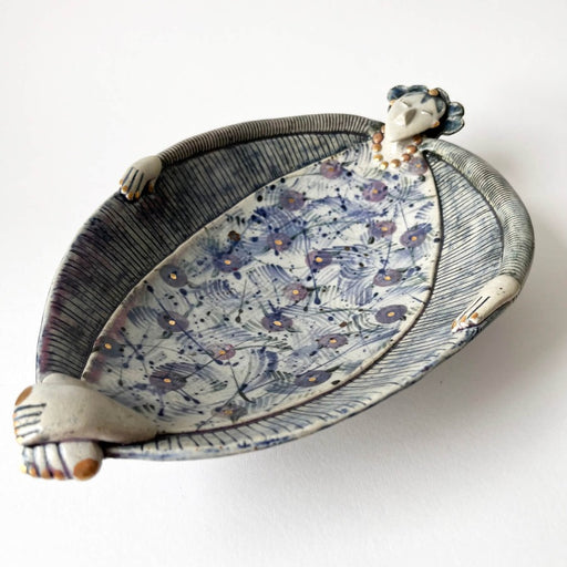 Relaxing Dishy Lady by Helen Martino | Contemporary Ceramics for sale at The Biscuit Factory Newcastle 