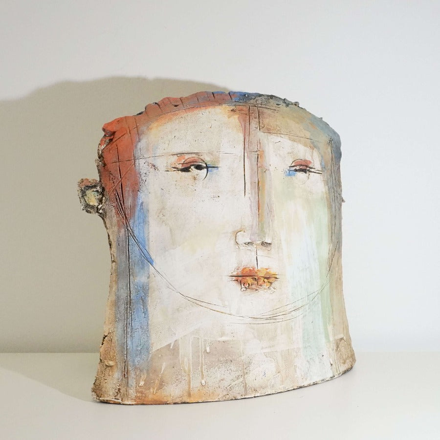 Round Head by Christy Keeney | Original Sculpture for sale at The Biscuit Factory Newcastle 