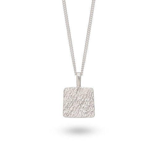 Small Plain Stamped Necklace by Mim Best | Contemporary Jewellery for sale at The Biscuit Factory Newcastle 