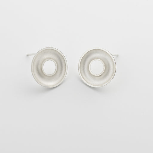 Small Orbis Earrings - White