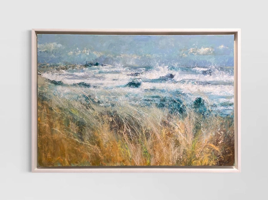 Spindrift by John McClenaghen | Contemporary Seascape for sale at The Biscuit Factory Newcastle