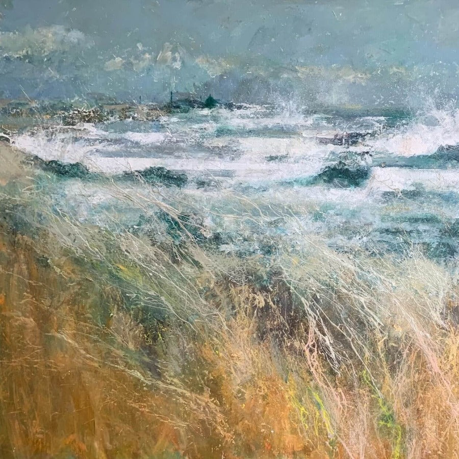 Spindrift by John McClenaghen | Contemporary Seascape for sale at The Biscuit Factory Newcastle 