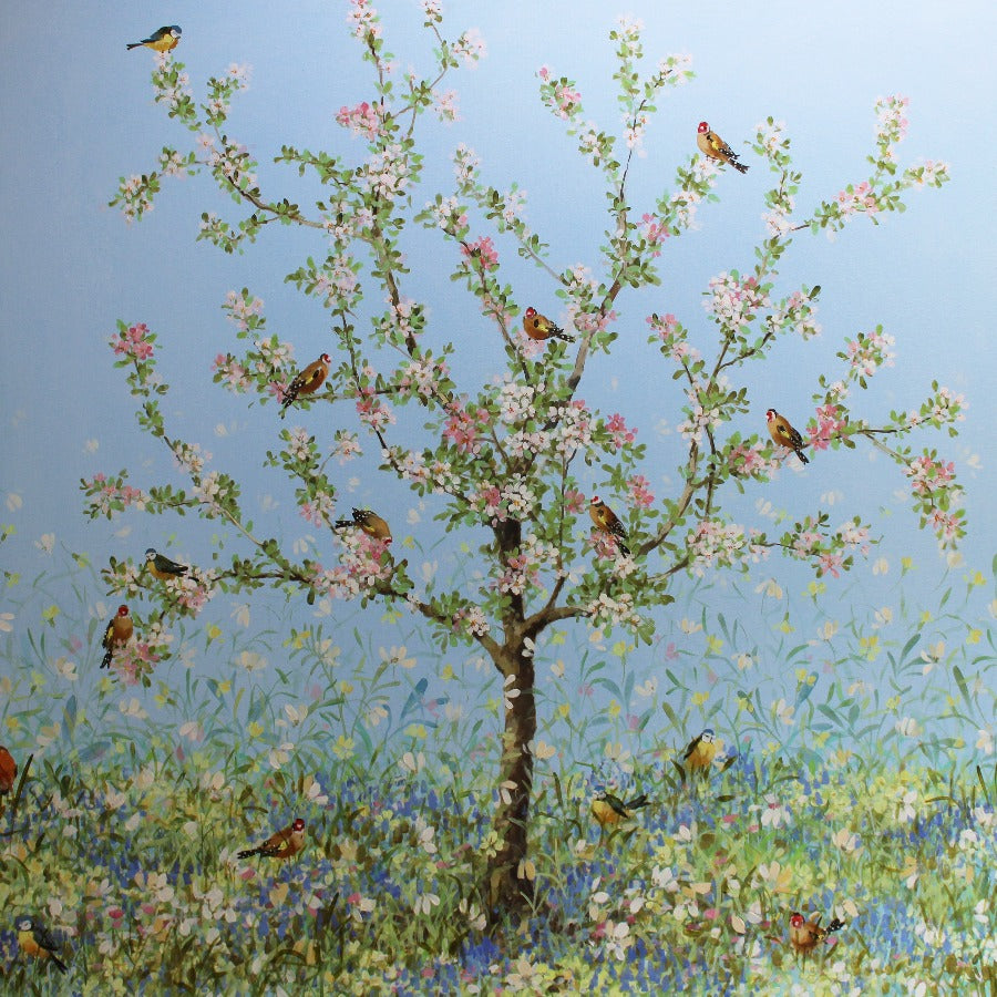 Spring Apple Tree by Fletcher Prentice | Contemporary Painting for sale at The Biscuit Factory Newcastle 