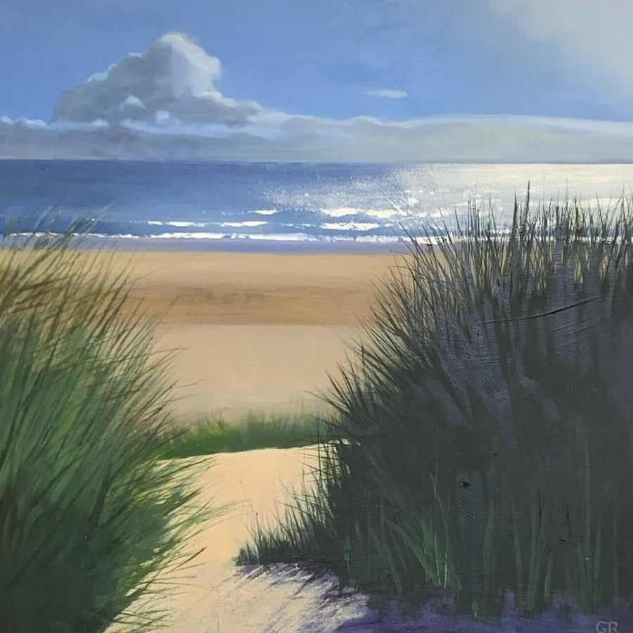 Summer Glare by Graham Rider | Contemporary Painting for sale at the Biscuit Factory Newcastle 