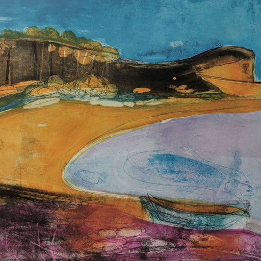 Summer Shorelines by Louise Davies | Contemporary Prints for sale at The Biscuit Factory Newcastle 