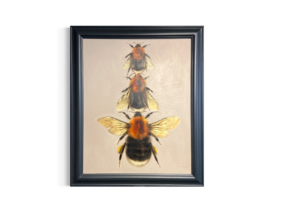 Tree Bees by Andrew Tyzack | Contemporary painting available at The Biscuit Factory Newcastle 