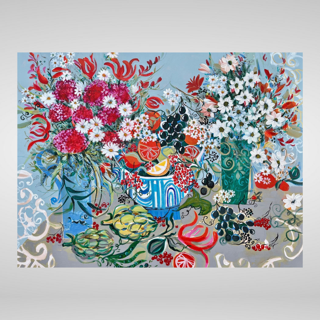 Two Artichokes from the Garden