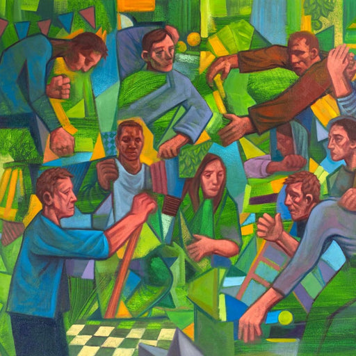 Unity by Samson Tudor | Figurative painting by Samson Tudor for sale at The Biscuit Factory Newcastle 
