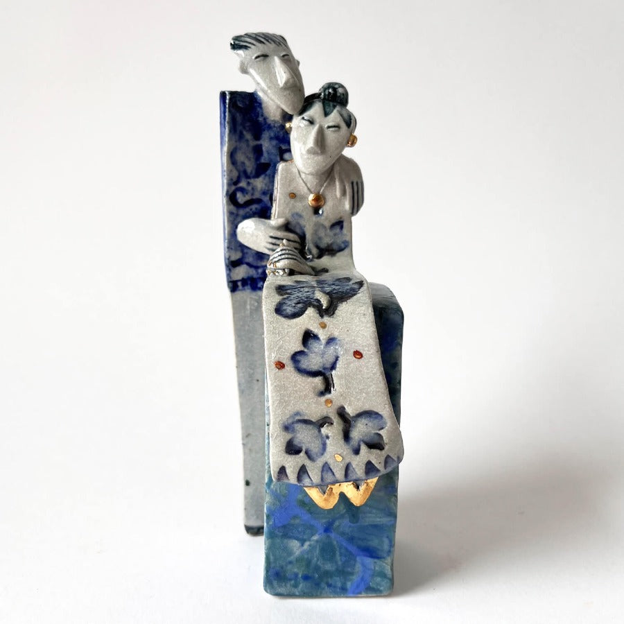 Watching by Helen Martino | Ceramic sculptures for sale at The Biscuit Factory Newcastle 