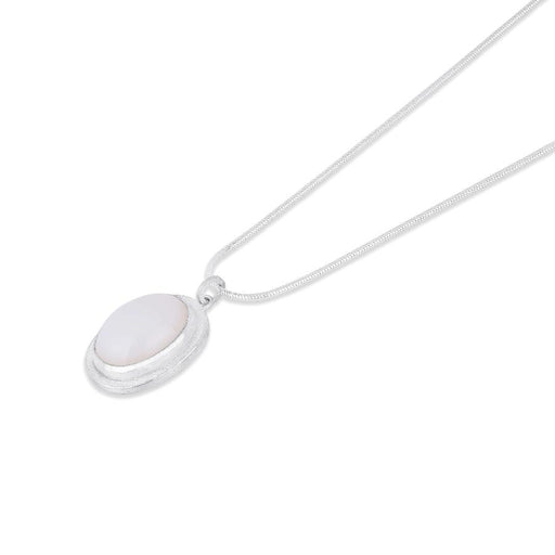 White Moonstone Sand Pendant by Lyndsay Fairley | Handmade Jewellery with Moonstone for sale at The Biscuit Factory Newcastle 