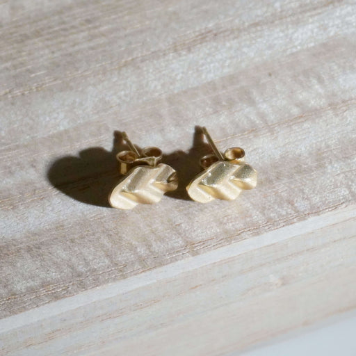 Alder Stud Earrings - Gold