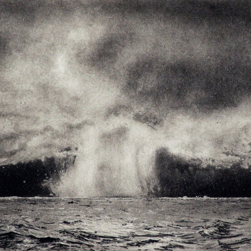 Approaching Tristan da Cunha by Ian Brooks | Contemporary Etchings for sale at The Biscuit Factory Newcastle 