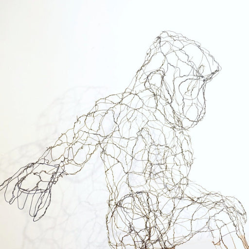 Baby Wire Monkey by Zoe Robinson | Contemporary Sculpture for sale at The Biscuit Factory Newcastle 