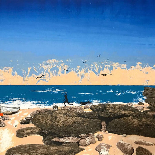 Beach Boys by Tim Southall | Contemporary Silkscreen Print for sale at The Biscuit Factory 