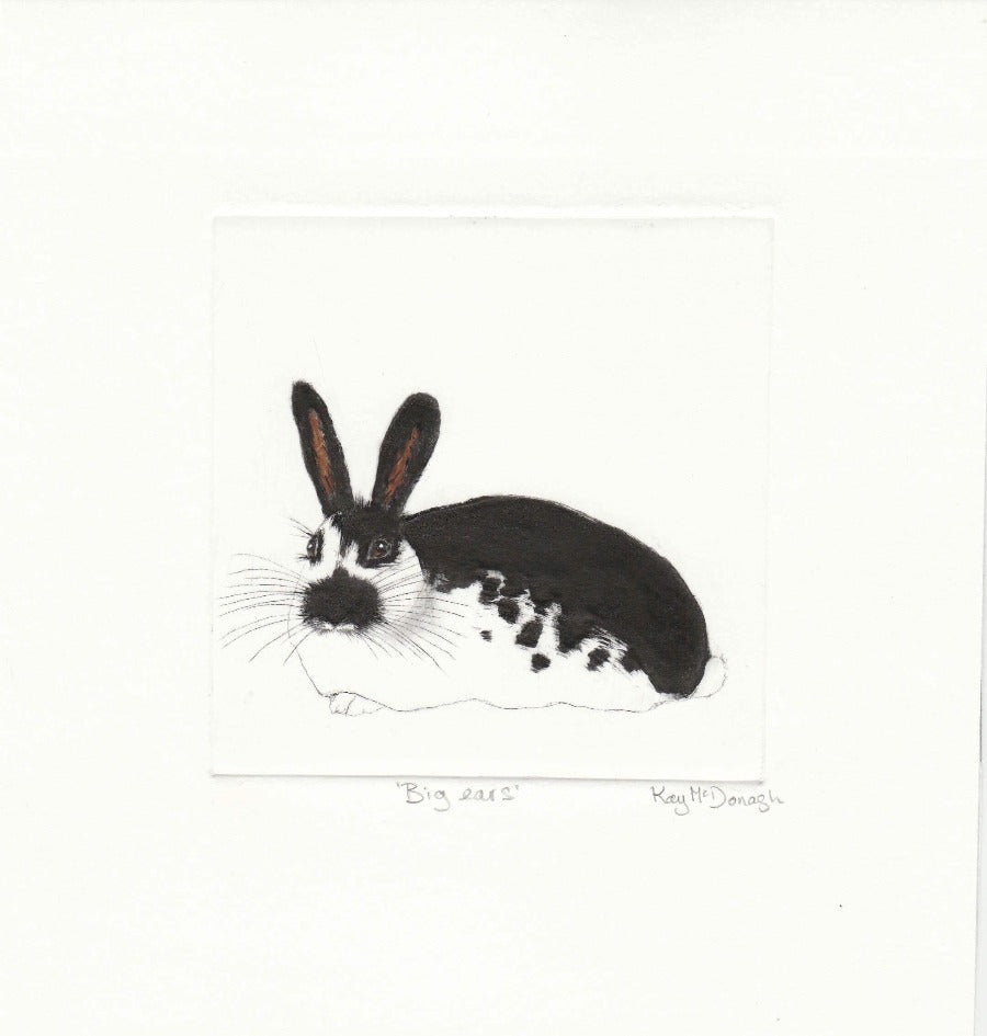 Big Ears by Kay McDonagh | Contemporary prints for sale at The Biscuit Factory Newcastle