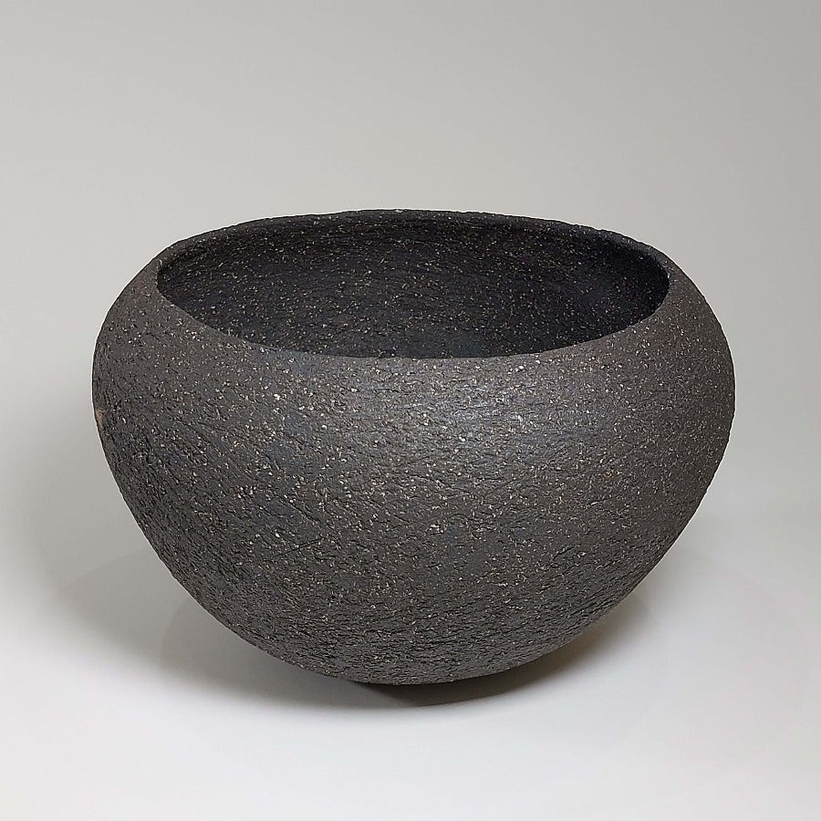 Black Ceramic Bowl by Rachel Peters | Contemporary Ceramics available at the Biscuit Factory Newcastle 