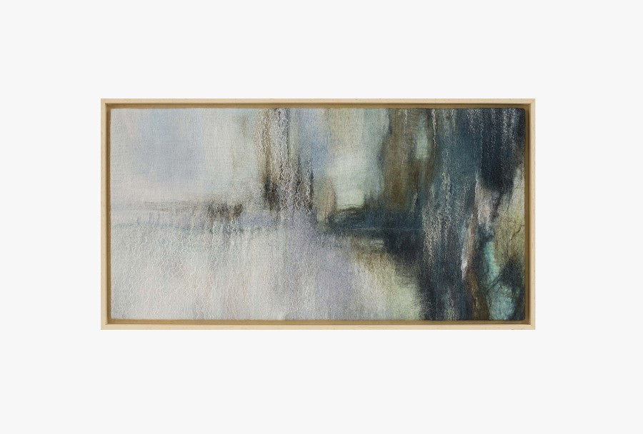 By the Lakeside by Valérie Wartelle | Contemporary Textile and felted artworks for sale at The Biscuit Factory Newcastle