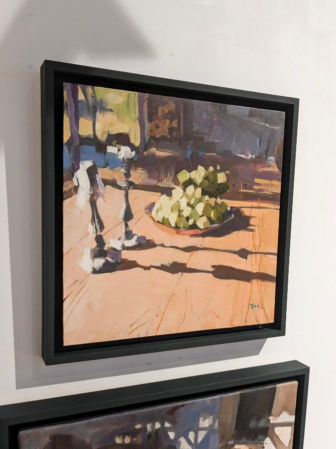 Candles, Mirabelles by Richard Sowman | Original Oil painting for sale at The Biscuit Factory 