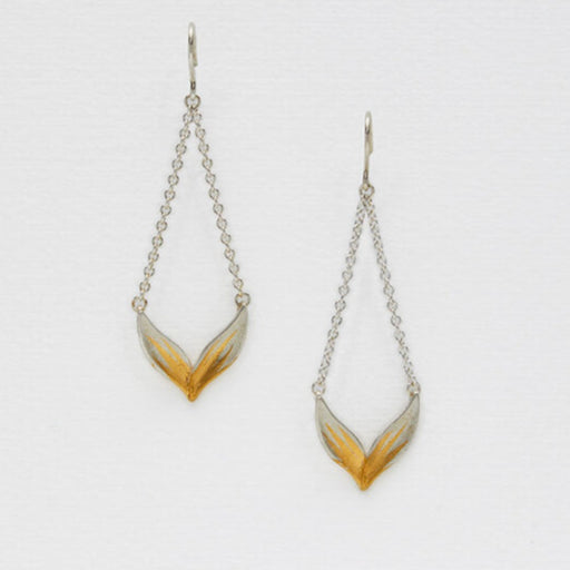 Chevron Earrings by Anna Wales | Contemporary Jewellery for sale at The Biscuit Factory Newcastle 