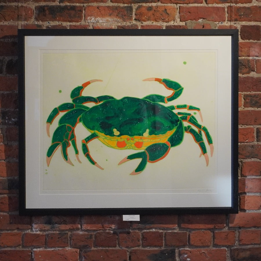 Crab by Kate Boxer | Contemporary Print Making for sale at The Biscuit Factory Newcastle 