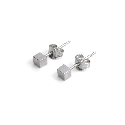 Cube Stud Earrings by Cara Tonkin | Contemporary Jewellery for sale at The Biscuit Factory Newcastle 