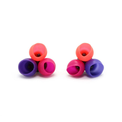 Cup Studs - Pink Fade by Jenny Llewellyn | Contemporary Jewellery for sale at The Biscuit Factory Newcastle 