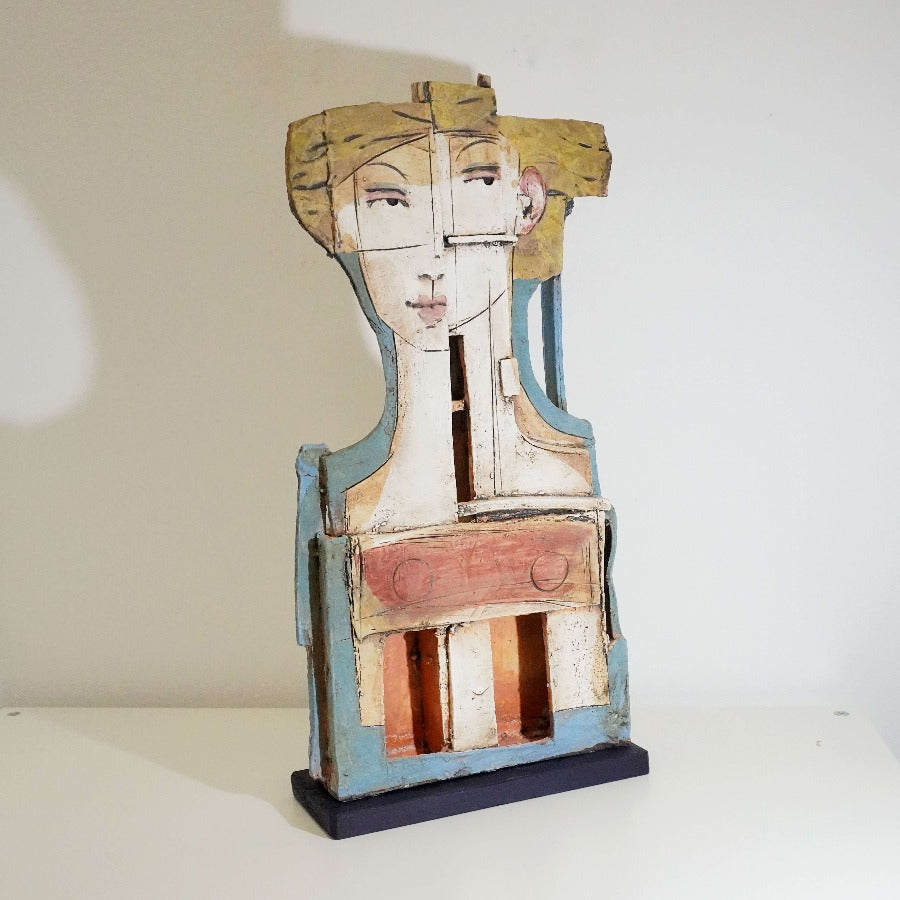 Cut up Head by Christy Keaney | Contemporary sculpture for sale at The Biscuit Factory Newcastle 